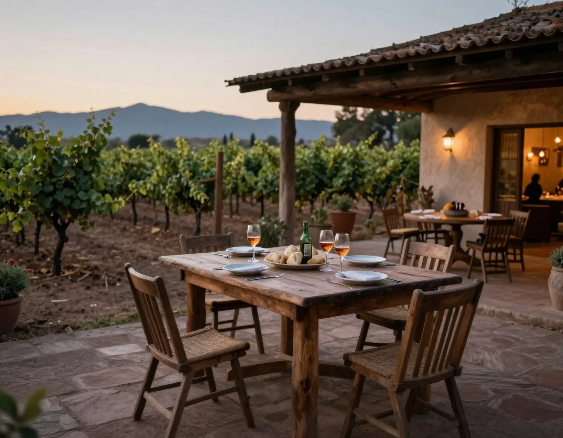 Copa de torrontés servida en bodega