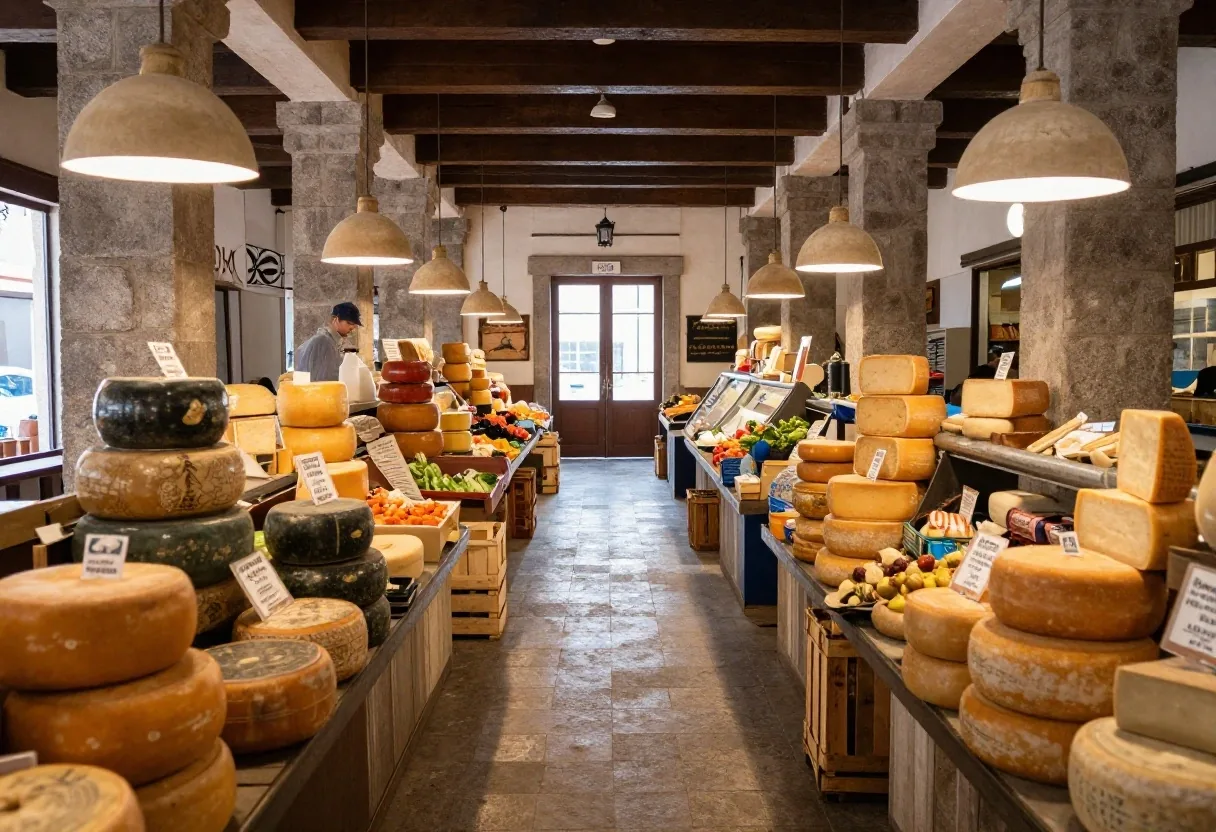 Interior del Mercado San Miguel en Salta por la mañana